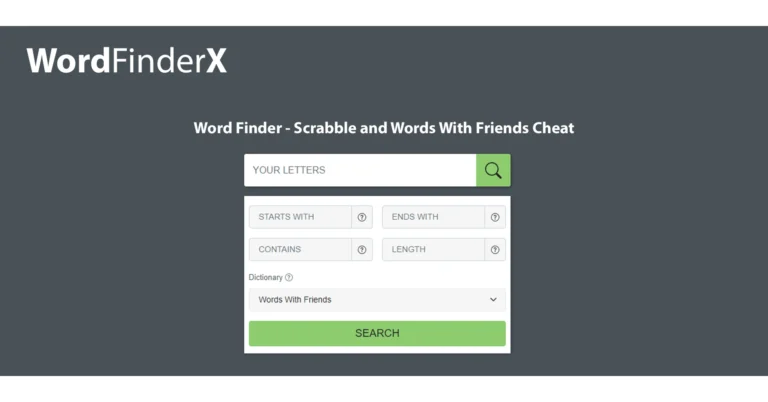 WordFinderX: Elevate Your Word Gaming Experience with the Ultimate Tool